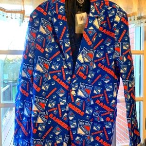 NWT Men's NY Rangers sport coat, size 46